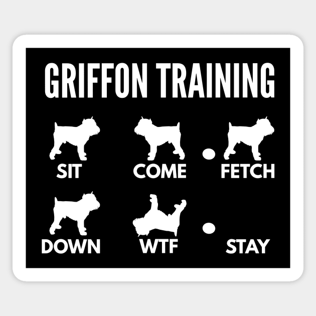 Brussels Griffon Training Griffon Bruxellois Tricks Sticker by DoggyStyles